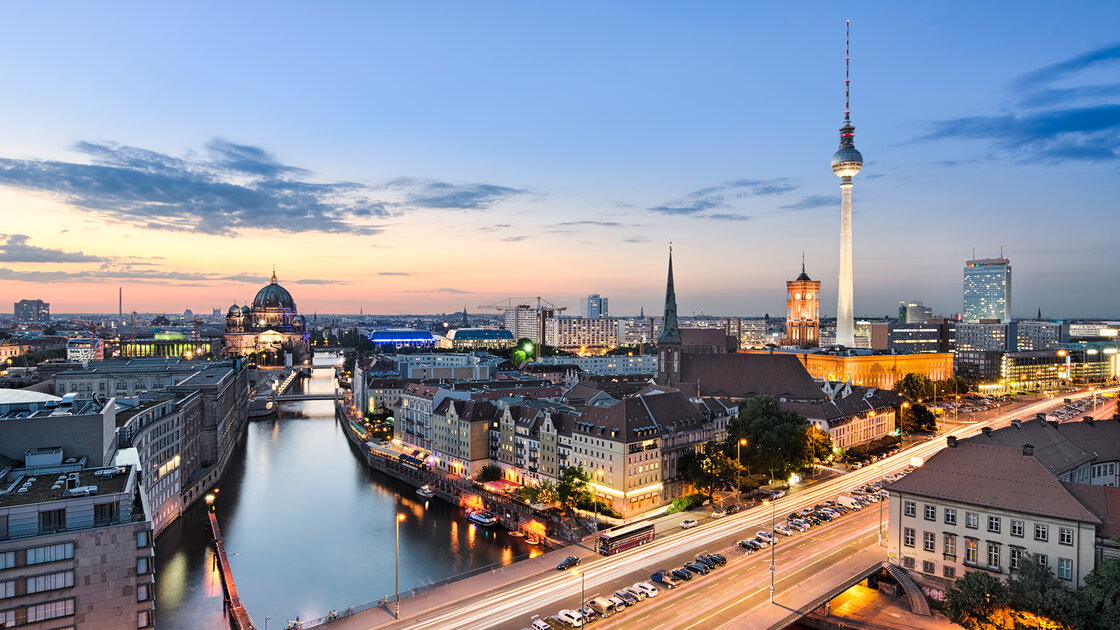 Berlin skyline with the Fernsehturm